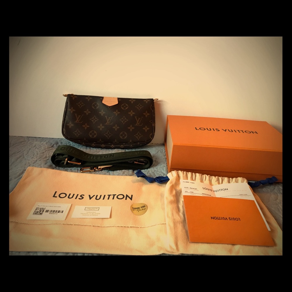 Multi Pochette LV d Larger Pouch n d Khaki Strap